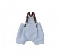 LeeQinersw Pantalon pour Poupée Salopette Short Bretelle Bouton Couture Fine Adapté Collectionneur Hobby Exposition , Bleu Clair