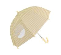 LeeQinersw Parapluie Rond pour Enfants, Idéal pour La Randonnée, Les Jours de Pluie et Les, Jaune