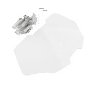LeeQinersw Pare-Brise Acrylique Accessoire | é, Robuste, Saute-Vent Support Réglable, pr Tuning, Motards, Transparent, Grand