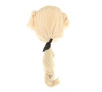 LeeQinersw Perruque Coloniale de Juge/avocat, Circonférence de 55 Cm, Idéale pour Halloween et Les Fêtes, avec Des Fibres Synthétiques, blond