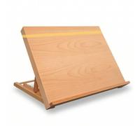 LeeQinersw Planche de Dessin Pliable Chevalet Support Plateau Présentoir en Bois de Hêtre avec Structure Arrière Stable et Étagère Basse pour Maintenir Papier et, HBJ-2（A3画板架）