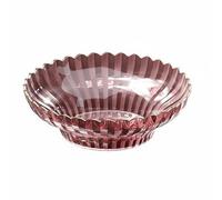 LeeQinersw Plateau Industriel Coupe Présentoir Bol Fruits Plateau Snack Aspect Raffiné Polyvalent Utilisation Quotidienne Adapté à l'Accueil Décoration Intérieure, Rouge Foncé