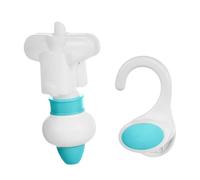 LeeQinersw Pochette pour Gel Douche, Distributeur à Crochet, Contenant pour Produits de Soins Personnels, Vert