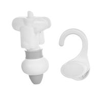 LeeQinersw Pochette pour Gel Douche, Distributeur à Crochet, Contenant pour Produits de Soins Personnels, Gris