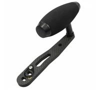LeeQinersw Poignée de Moulinet de Pêche en Fibre de Carbone avec Poignée en Mousse EVA Conception Légère et Stable Manche pour Plus de Confort Adaptée à la Pêche Sportive et Détente , Noir