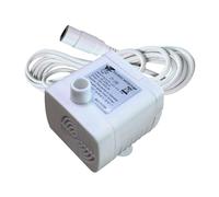 LeeQinersw Pompe Submersible Pompe à Eau Fontaine Pompe Aquarium Pompe Silencieuse Installation Facile en PP Adaptée à Abreuvoir Animal Refroidissement Système I, Blanc 12V