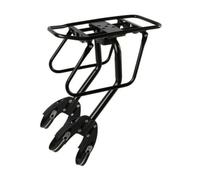LeeQinersw Porte-Bagages Vélo | Structure Réglable en Aluminium, Stable, Porte-Bagages Rails Latéraux, pr Crses, Cyclistes