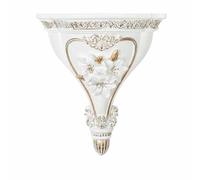 LeeQinersw Porte-Fleurs Mural Classique Décoration | Bordure Gaufrée Ornée, Jardinière Murale en Résine, pr lon, Chambre, Style A