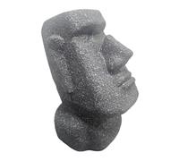 LeeQinersw Porte Lunettes Support pour Lunettes Sculpture de L'Île de Pâques et Rangement de Table Figurine Originale En Résine Approprié pour Bureau et Salon, Style B