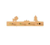 LeeQinersw Porte-Manteau Porte-Clés En Bois Gain Place Patère Murale En Bois peu Encombrant Support Clé Mural pr Entrée, S, S