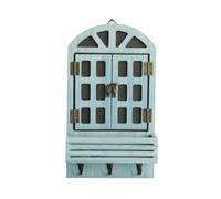 LeeQinersw Porte-u Mural en Forme Fenêtre Robuste Porte-u Mural Étagère Sign Patère Jardinière pr Cuisine, Bleu