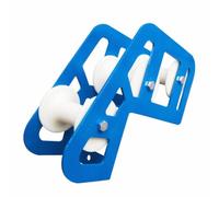 LeeQinersw Poulie de Câble Lourde Guide de Câbles de Renvoi Directrice de Ligne Rouleau de Guidage Cadre Compact Mécanique et, 160 140mm, Grande Courbure De Puits, Roue En Nylon