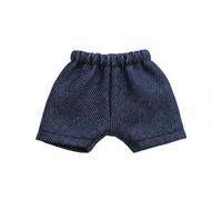LeeQinersw Poupée en Peluche Vêtements pour Poupée Tenue pour BJD Habit pour Doudou Accessoire en Tissu Doux Imitant Jean Encourage Le Jeu d'Imitation Adapté aux , Short Bleu Foncé