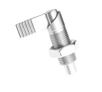 LeeQinersw Poussoir D'indexage à Goupille de Verrouillage à Ressort M12x1,5 Facile à Utiliser avec Encoche D'arrêt