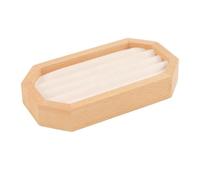 LeeQinersw Présentoir à Bijoux pour Oreilles, Boîte de Rangement en Bois pour L'organisation, S