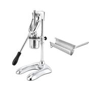 LeeQinersw Presse à Bâtonns Pomme Terre En Acier Inoxydable Facile à Ntoyer Machine Manuelle à Frites 30 Cm Ergonomique pr Étal Nrriture, Panier