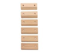 LeeQinersw Prise d'escalade pour Grimpeur Accessoire d'exercice en Bois Naturel Outil de Musculation pour Doigts et Avant-Bras Planche Légère Polyvalente Adapté, Style B