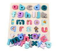LeeQinersw Puzzle d'apprentissage pour Enfants Puzzle Numérique Jeu Éducatif Plateau en Bois Pions Épais Chiffres Colorés Symboles de Calcul Apprentissage