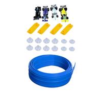 LeeQinersw Rampe de Voiture Flexible Portable de 395 Cm avec 4 Voitures, Accessoire Léger pour