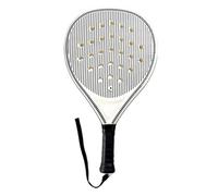 LeeQinersw Raquette Légère avec Poignée Antidérapante, Accessoire Idéal pour Les Fêtes, Les Juniors, Les Débutants et L'été, Blanc