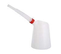 LeeQinersw Récipient Huile Mesureur Bidon Verseur Plastique Bec Flexible Large Ouverture Anti-débris Récipient Transparent pour Essence Adapté à Garage, 3L