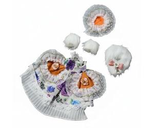 LeeQinersw Robe Bjd pour Poupée Tenue Princesse d'Exception Vêtement Cousu avec Soin Style Contemporain Accessoire Inattendu pour Jeu d'enfant Adaptée à la Collection Cadeau, Robe Florale