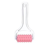 LeeQinersw Roller Massager Bâton Manuel Des Points D'Acupuncture Cellulite Outil de Massage Fascia Soulagement Musculaire Pratique Adapté pour Parent, Rose