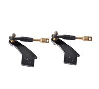 LeeQinersw Rotule D'angle de Gouvernail à Rotule Simple de 2 Mm, Tubes de Positionnement En Aluminium