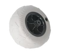 LeeQinersw Roues de Chariot de Plage, Pneus de Sable, Roues Ballons, à Assembler, Roues Ballons de Plage Gonflables, Diamètre du Trou : 10.5 Mm