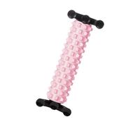 LeeQinersw Rouleau de Massage En Mousse avec Support et 6 Ventouses, Léger, pour Massage Des Tissus, Rouleau de Fitness pour Pilates, Sport et Jambes, Rose