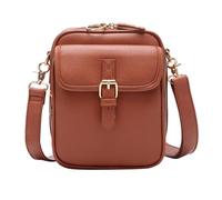 LeeQinersw Sac à bandoulière léger pour, Plein air, Affaires, Hommes et Femmes, Brun