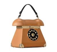 LeeQinersw Sac à bandoulière pour téléphone, Sac à bandoulière pour Femme, Pochette, Sac fourre-Tout pour Les fêtes et Les Vacances, Brun