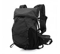 LeeQinersw Sac à Dos Imperméable de Randonnée Sac de Trekking Sac de Sac de Sport 25L avec Poches Multiples Bretelles Ergonomiques Dos Aéré Sifflet, Noir, Noir