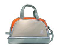 LeeQinersw Sac de Golf de Rangement Sac de Sac de Sport Sac de Compartiment Chaussures en Cuir PU Étanche aux Éclaboussures Adapté aux Parties Courts Séjours, Multicolore, Beige, Orange, Vert
