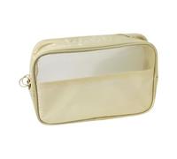 LeeQinersw Sac de maquillage en filet Sac de femmes polyvalent organisateur respirant Bag de lavage Case cosmétique pour le camping extérieur en randonnée, 22cmx14.3cmx6cm