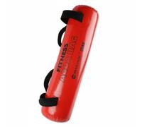 LeeQinersw Sac d'Entraînement en Eau Poids Ajustable Poche de Musculation Sac de Poids Ballon d'Instabilité Poignées Antiglisse pour Levées et Presses, Rouge