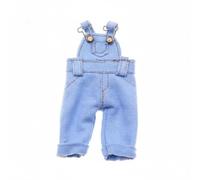 LeeQinersw Salopette pour Poupée Accessoire Jumpsuit Détail Miniature pour Figurines Bretelles et Ceinture Scénario de Mode pour Diversifier Les Habillages , Jean Clair