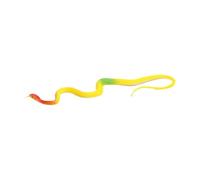 LeeQinersw Serpent Jouet Réaliste - Cadeau Polyvalent - Décoration Créative - Figurine de Serpent Amusante - Jouet à Faire Tourner en Bourrique pour La Maison, Jaune