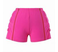 LeeQinersw Short de Patinage avec Rembourrage Antichoc Short de Protection Culotte de sous-Short Amorti des Impacts Lors des Glissades Coupe Moulante Discrète , Rose Vif , M