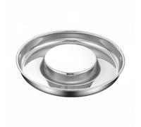 LeeQinersw Slow Feeder Bowl Gamelle Chien Gamelle Chat Bol Antiglouton Bol INOX Écuelle Inoxydable Épais Hygiénique Conception Anti Étouffement Aide, 22CM