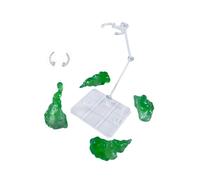 LeeQinersw Smoke Effet Modèles Ensemble pour Support D'Exposition Accessoires Réalistes Multifonctions DIY Stand Adaptable pour Figurines Props Fumée, Vert