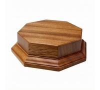 LeeQinersw Socle Bois Classique | Élégant, Polyvalent, Socle Octogonal, pr Étagère, Bureau, Table, Style D