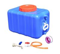 LeeQinersw Solution Polyvalente de Stockage d'eau, Grand Récipient pour Le Camping et La Randonnée avec Conception Horizontale, Bleu 27.5 Kg