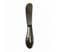 LeeQinersw Spatule à Tartiner en Acier Inoxydable Spatule Couteau Tartineur Ustensile Plate Large Résistante Manche Ergonomique pour Toast Beurre et Crème, Finition Miroir