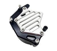 LeeQinersw Sprocket Chaîne Garde Protecteur Couvre Protège Carter Installation Facile Aluminium Alliage Résistant Convient pour 2018-, Argent
