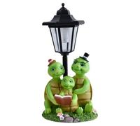 LeeQinersw Statue de Grenouille de Jardin Ornement Lampe Lanterne Solaire Belle Artisanat éclairage pour