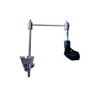 LeeQinersw Support Batterie Porte Micro pour Grosse Caisse Pince Tambour Collier Courbé Barre Transversale Positionnement Flexible et Fiable Adapté