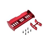 LeeQinersw Support D'aileron Arrière En Métal, Modification à Faire Soi-même, Haute Performance, Remplace Le Support de Montage pour Voiture RC 1/16 16213, Rouge