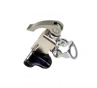 LeeQinersw Support d'Antenne Véhicule Base Antenne Fixation Pince Collier Rapide Déverrouillage INOX Compact Montage Sécurisé Convient aux Voitures Camions, Argent