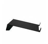 LeeQinersw Support d'Enceinte de Bureau Support Audio Support de Haut-Parleur Support en Acier Inclinable pour Limiter la et Mieux Diriger Le Son, Noir, Petit